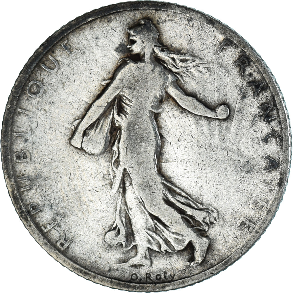 Moneda, Francia, Semeuse, Franc, 1898, Paris, BC+, Plata, KM:844.1, Le