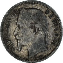 France, Napoleon III, Franc, 1866, Paris, TB, Argent, Gadoury:463