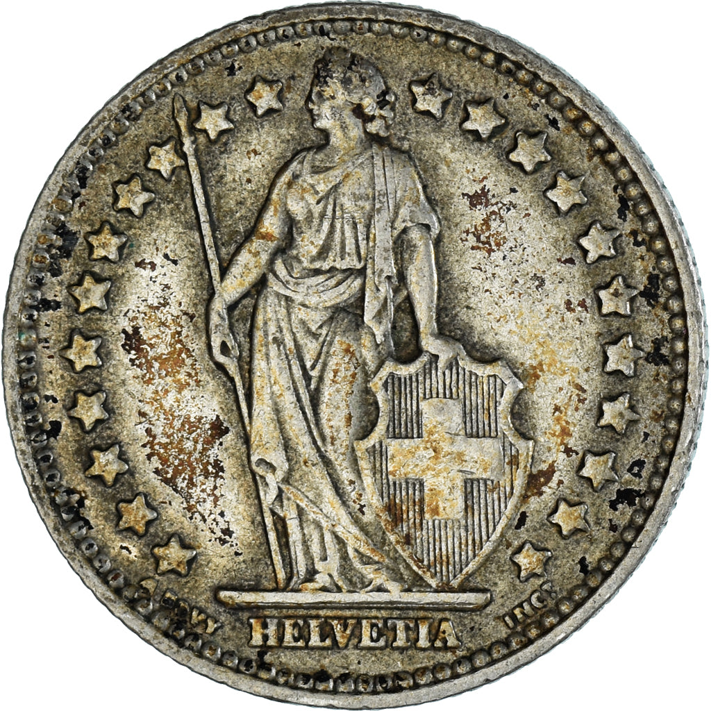 Coin, Switzerland, Franc, 1956, Bern, EF(40-45), Silver, KM:24