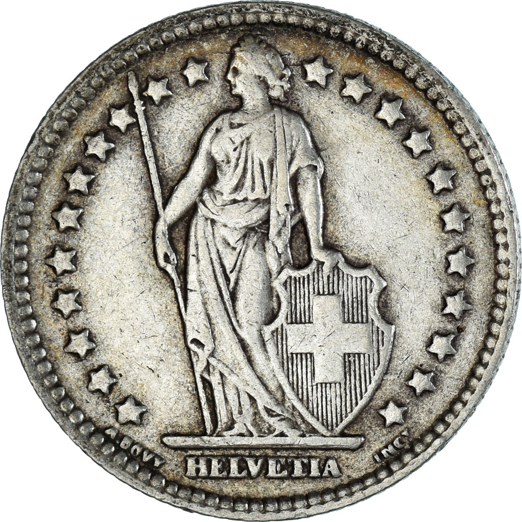 Moneda, Suiza, Franc, 1940, MBC, Plata, KM:24