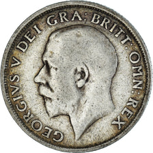 Great Britain, George V, Shilling, 1916, VF(30-35), Silver, KM:816