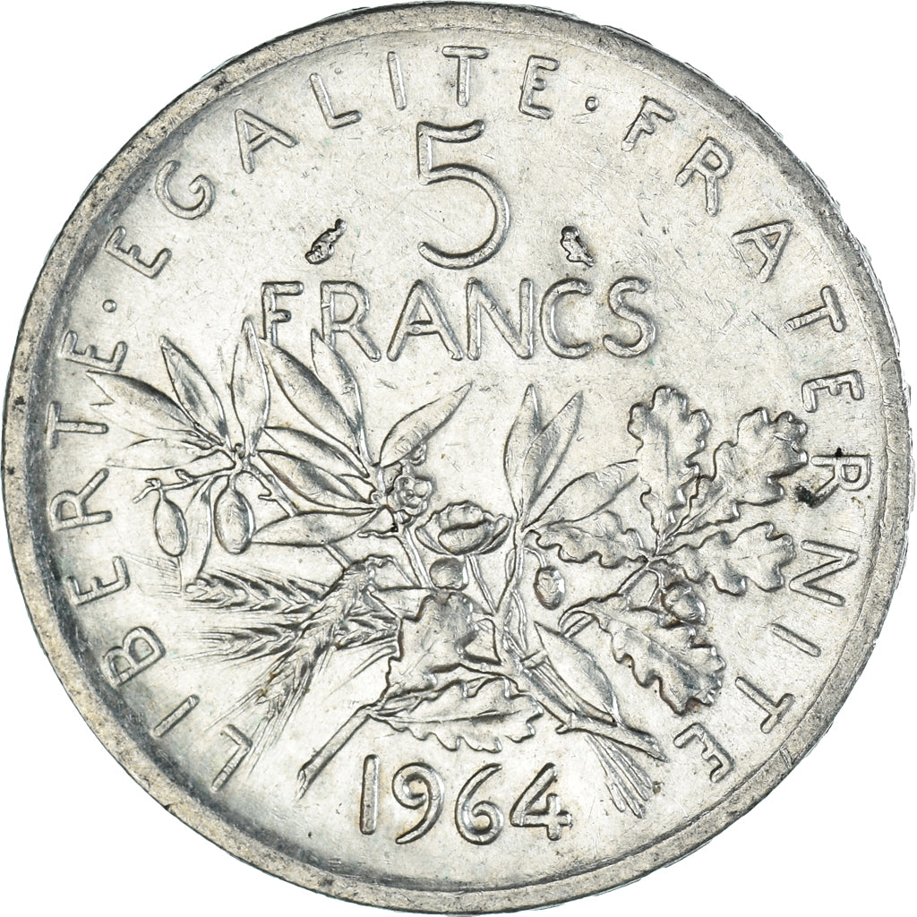 Monnaie, France, Semeuse, 5 Francs, 1964, Paris, SUP+, Argent, Gadoury:770