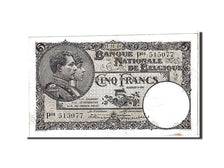 Banknote, Belgium, 5 Francs, 1924, KM:93, EF(40-45)