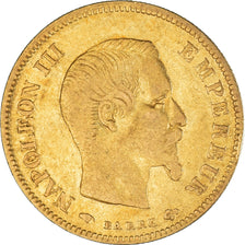 Coin, France, Napoleon III, 10 Francs, 1856, Paris, VF(30-35), Gold, KM:784.3