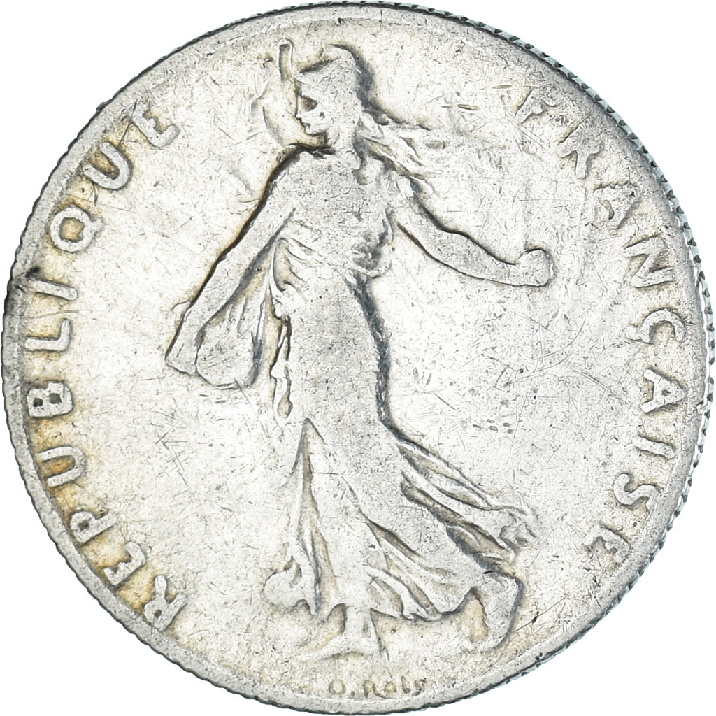 Münze, Frankreich, Semeuse, 50 Centimes, 1907, Paris, SS+, Silber, KM:854