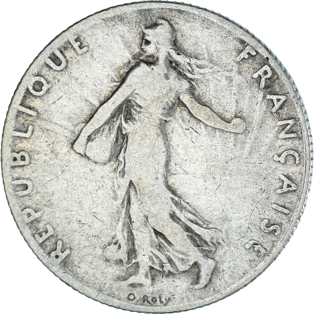 Monnaie, France, Semeuse, 50 Centimes, 1909, Paris, TB+, Argent, KM:854