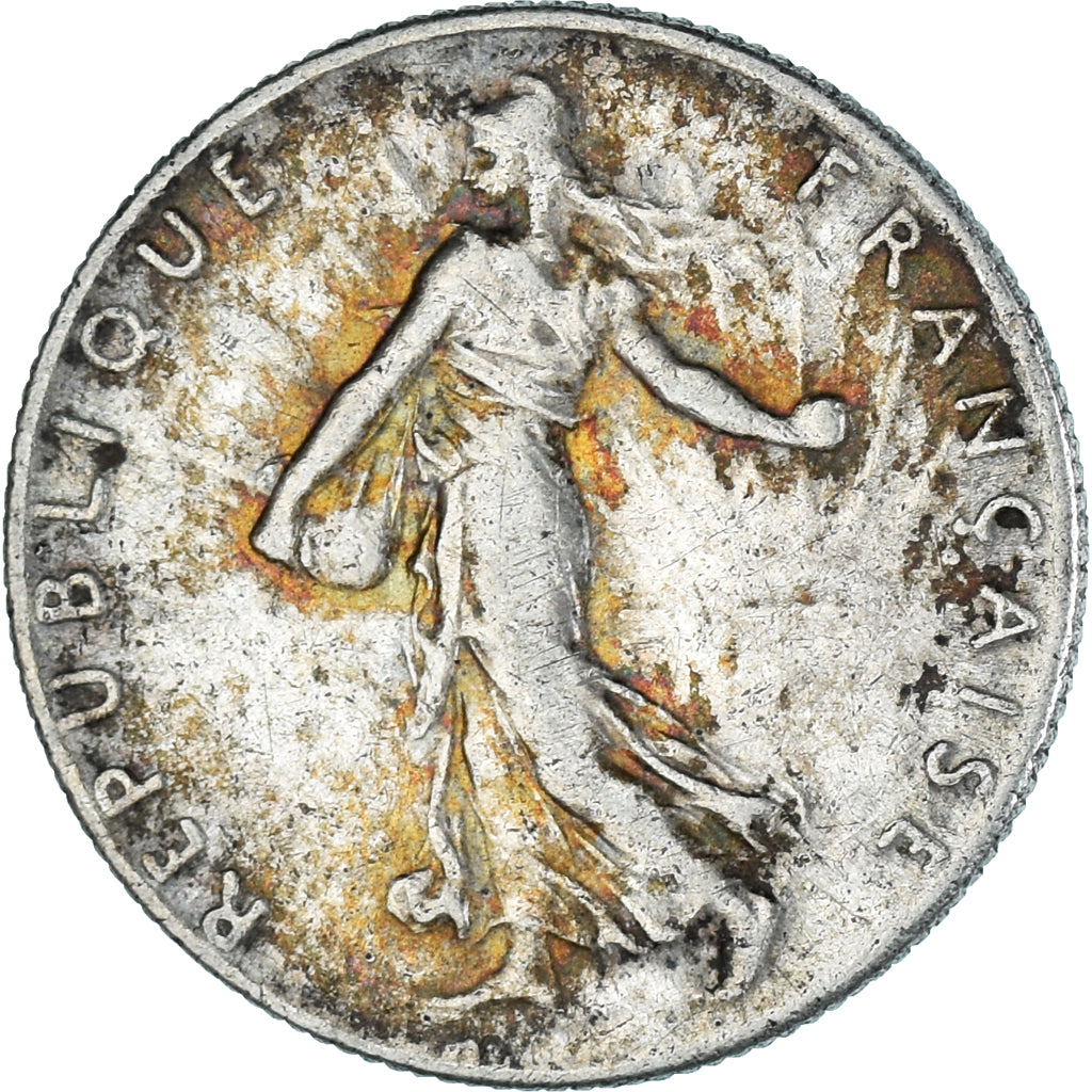 Monnaie, France, Semeuse, 50 Centimes, 1917, Paris, TTB+, Argent, KM:854