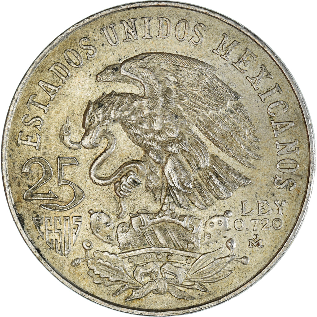 Monnaie, Mexique, 25 Pesos, 1968, Mexico, TTB, Argent, KM:479.1