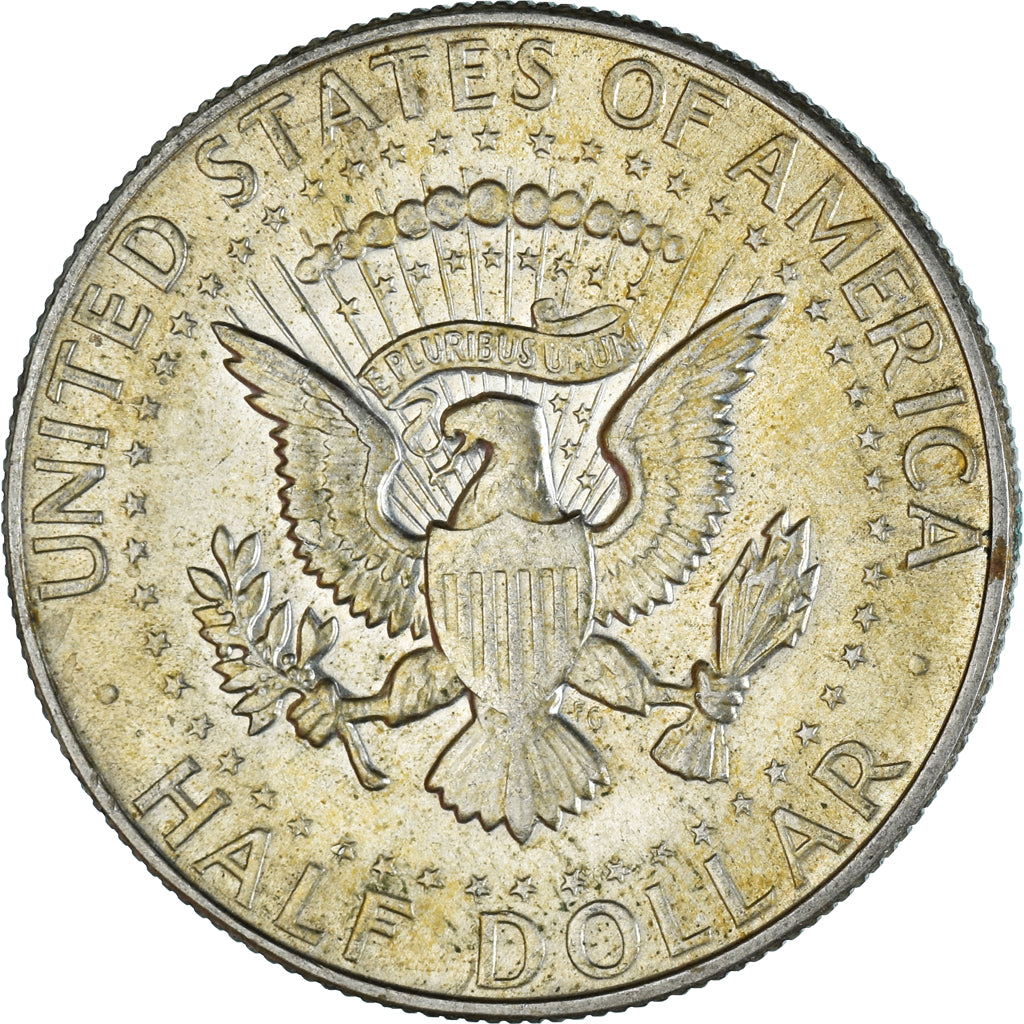 Coin, United States, Kennedy, Half Dollar, 1968, Denver, EF(40-45), Silver