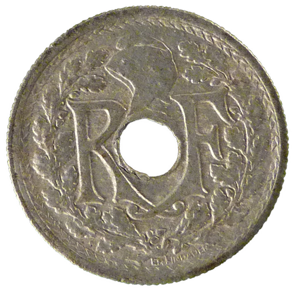 FRANCE, 10 Centimes, 1945, Beaumont le Roger, AU(55-58), Zinc, Gadoury #292,...