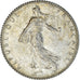 Coin, France, Semeuse, Franc, 1919, Paris, MS(60-62), Silver, KM:844.1