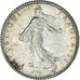 Moneta, Francia, Semeuse, Franc, 1917, Paris, SPL, Argento, KM:844.1