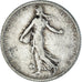Coin, France, Semeuse, Franc, 1907, Paris, VF(30-35), Silver, KM:844.1