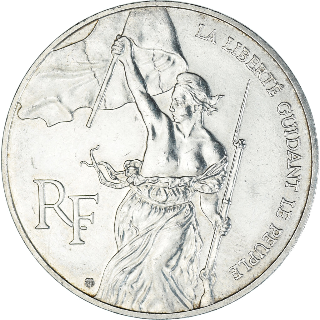 Coin, France, Liberté guidant le peuple, 100 Francs, 1993, AU(55-58), Silver