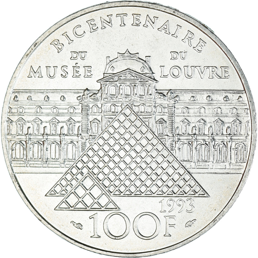 Coin, France, Liberté guidant le peuple, 100 Francs, 1993, AU(55-58), Silver