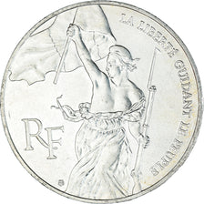 Coin, France, Liberté guidant le peuple, 100 Francs, 1993, MS(60-62), Silver