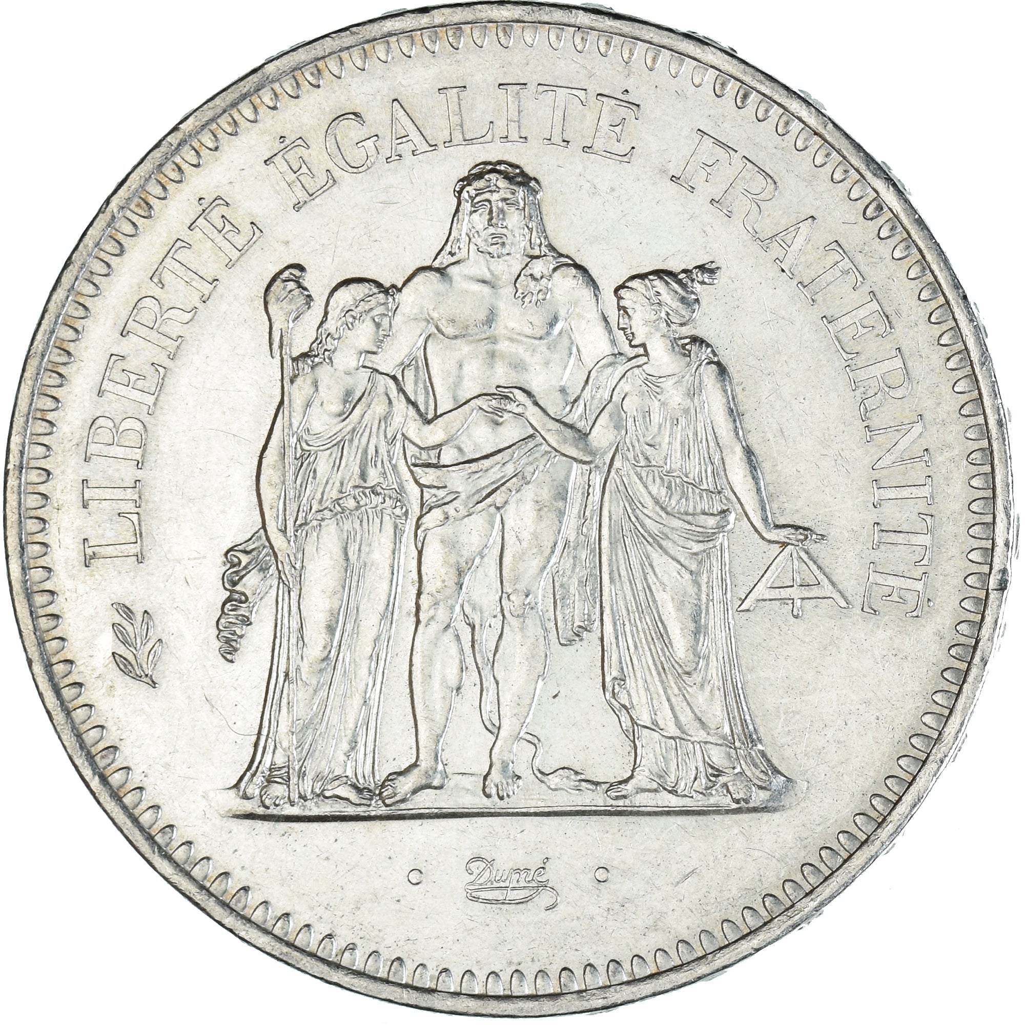 Münze, Frankreich, Hercule, 50 Francs, 1978, Paris, SS+, Silber, KM:941.1