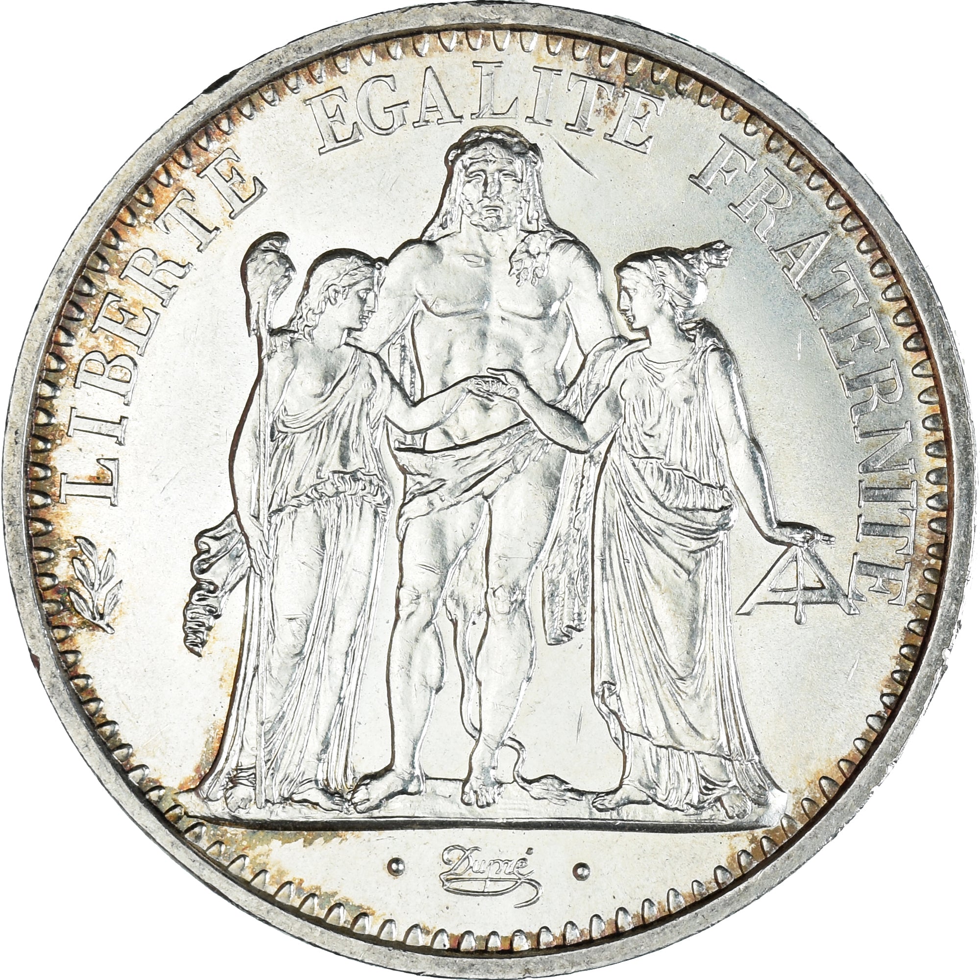 Coin, France, Hercule, 10 Francs, 1972, Paris, MS(60-62), Silver, KM:932
