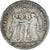 Moneta, Francia, Hercule, 5 Francs, 1848, Paris, MB+, Argento, KM:756.1