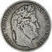 France, Louis-Philippe, 5 Francs, 1844, Lille, VF(20-25), Silver, KM:749.13