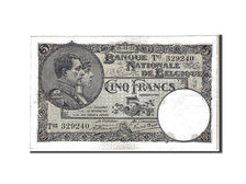 Geldschein, Belgien, 5 Francs, 1923, KM:93, SS