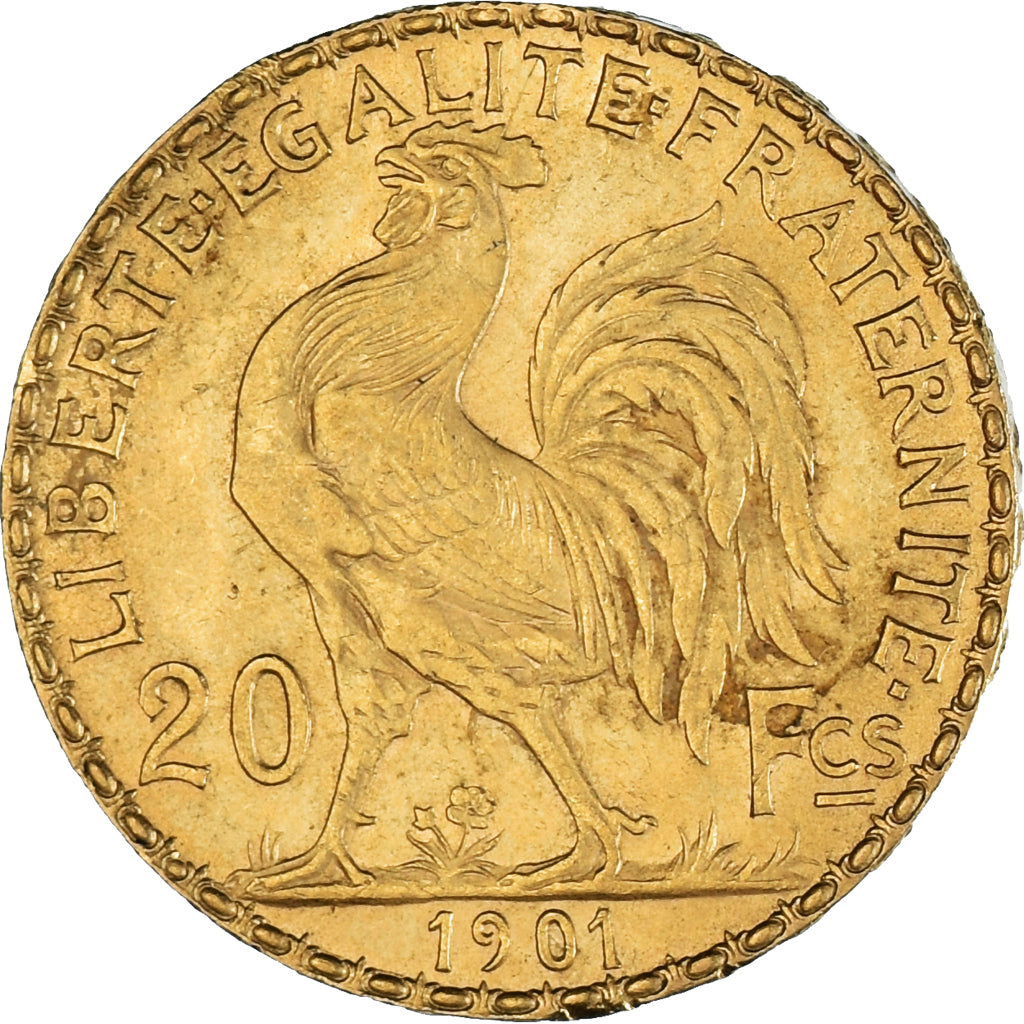 Monnaie, France, Marianne, 20 Francs, 1901, Paris, TTB+, Or, Gadoury:1064