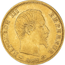 Coin, France, Napoleon III, 5 Francs, 1859, Paris, AU(50-53), Gold, KM:787.1