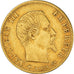 France, Napoleon III, 5 Francs, 1859, Strasbourg, EF(40-45), KM 787.2