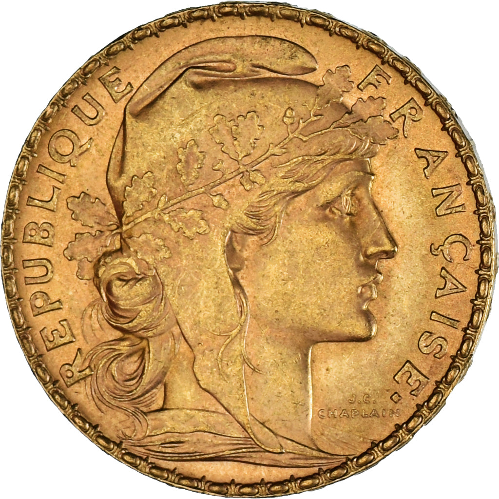 Münze, Frankreich, Marianne, 20 Francs, 1903, Paris, Coq, SS+, Gold, KM:847