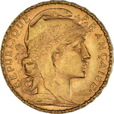 Münze, Frankreich, Marianne, 20 Francs, 1903, Paris, Coq, SS+, Gold, KM:847