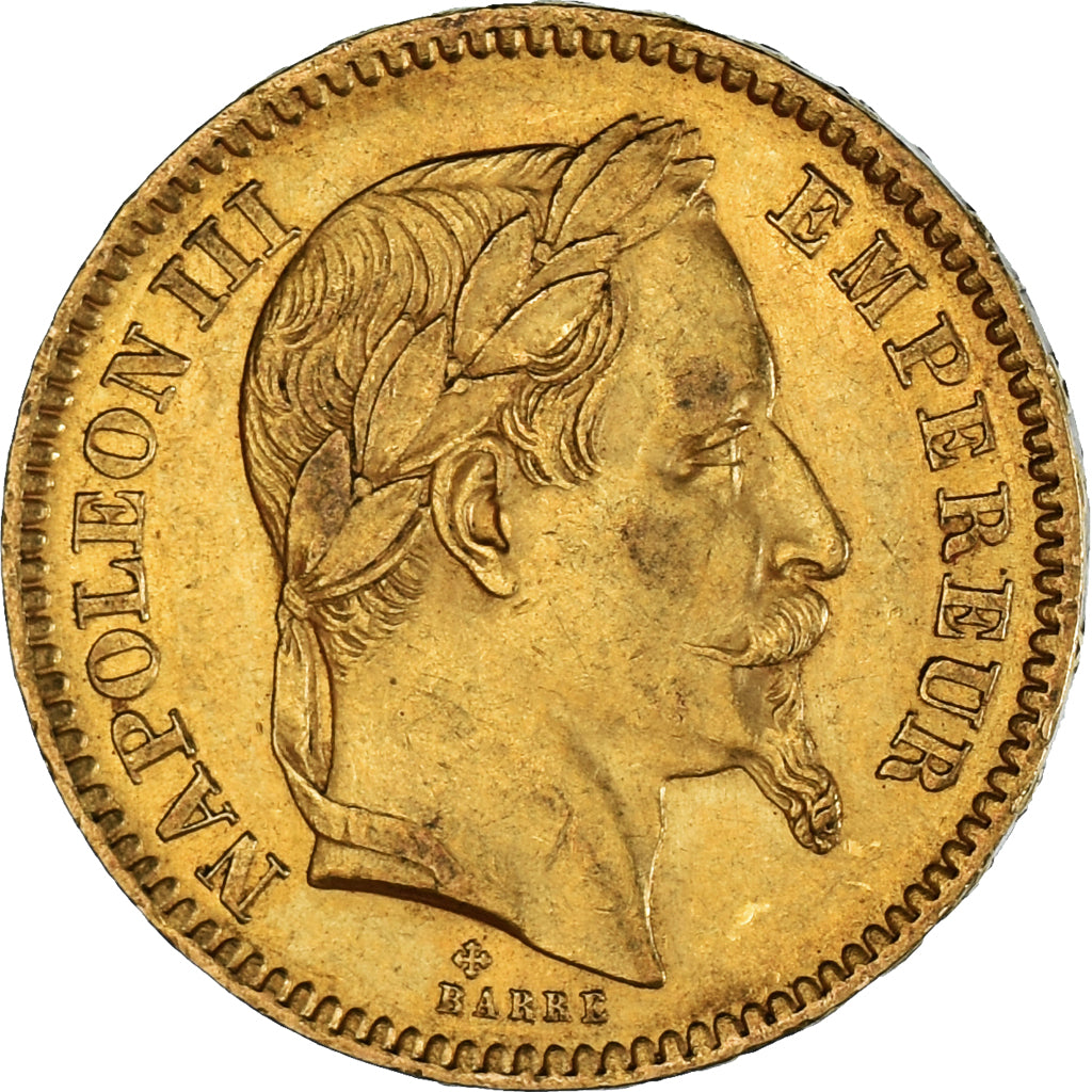 Monnaie, France, Napoleon III, Napoléon III, 20 Francs, 1861, Strasbourg, TTB+