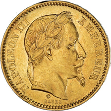 Francia, Napoleon III, 20 Francs, 1862, Strasbourg, EBC, Oro, KM 801.2