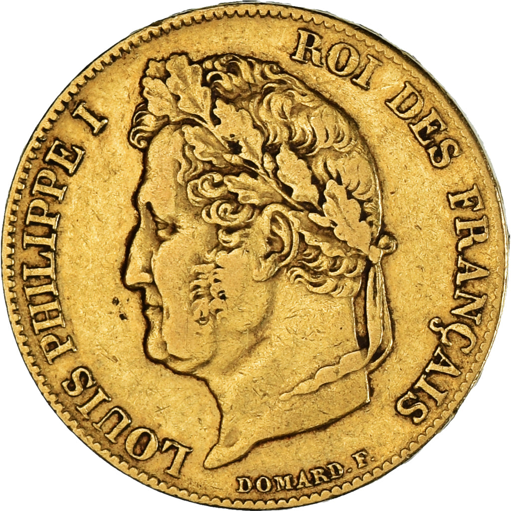 Munten, Frankrijk, Louis-Philippe, 20 Francs, 1839, Paris, ZF, Goud, KM:750.1