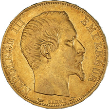 Moneda, Francia, Napoleon III, Napoléon III, 20 Francs, 1854, Paris, MBC+, Oro