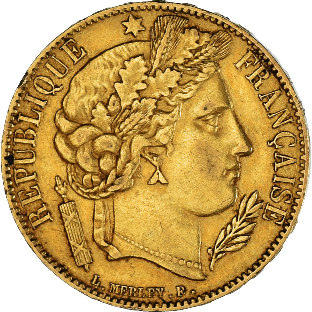 Coin, France, Cérès, 20 Francs, 1850, Paris, EF(40-45), Gold, KM:762