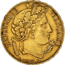 Coin, France, Cérès, 20 Francs, 1850, Paris, EF(40-45), Gold, KM:762