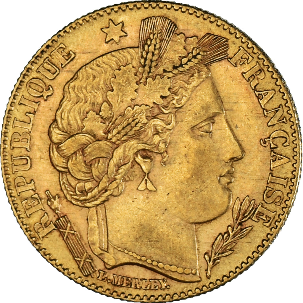 Francia, Cérès, 10 Francs, 1899, Paris, BB+, Oro, KM:830, Gadoury:1016