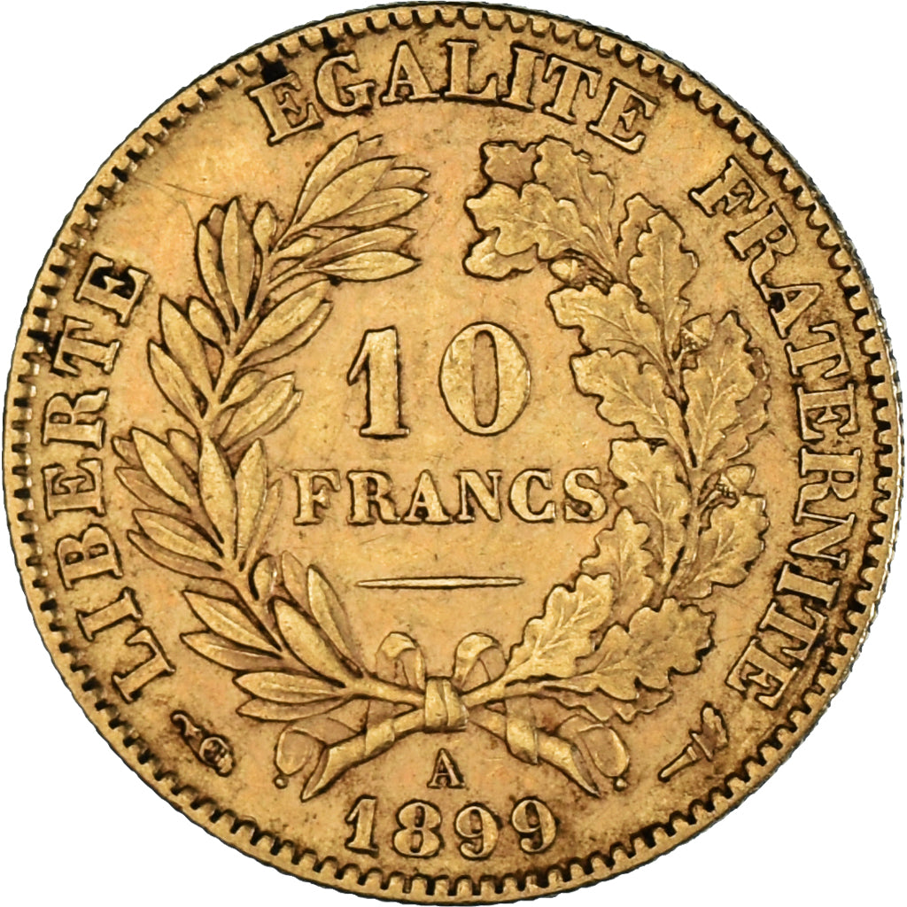 France, Cérès, 10 Francs, 1899, Paris, TTB+, Or, KM:830, Gadoury:1016