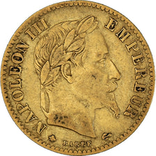 Monnaie, France, Napoleon III, 10 Francs, 1864, Paris, TB+, Or, Gadoury:1015