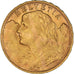 Moneda, Suiza, 20 Francs, 1947, Bern, MBC, Oro, KM:35.2