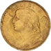 Moneda, Suiza, 20 Francs, 1935, Bern, EBC, Oro, KM:35.1