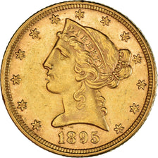 Münze, Vereinigte Staaten, Coronet Head, $5, Half Eagle, 1895, U.S. Mint