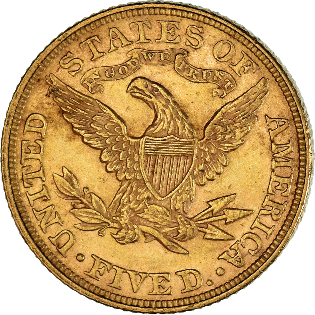 Münze, Vereinigte Staaten, Coronet Head, $5, Half Eagle, 1895, U.S. Mint