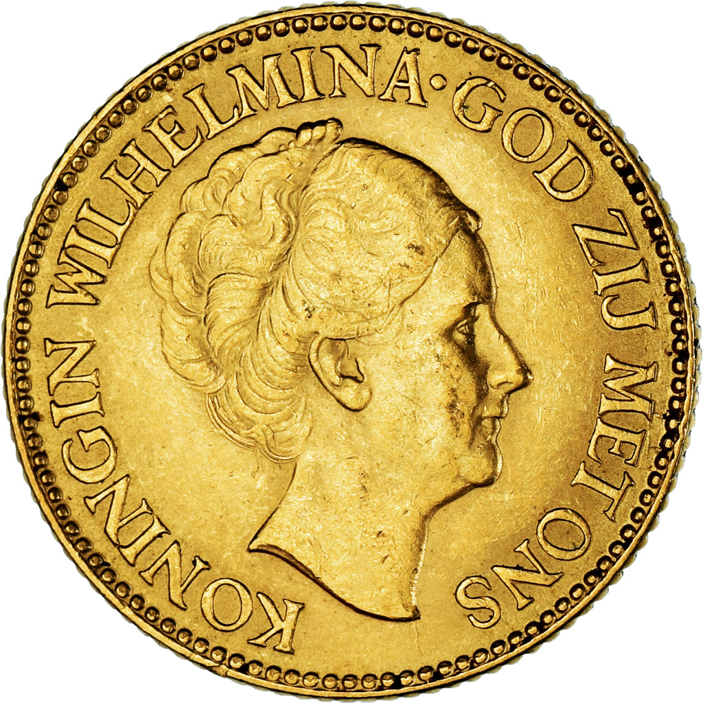 Monnaie, Pays-Bas, Wilhelmina I, 10 Gulden, 1927, SUP, Or, KM:162