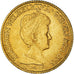 Coin, Netherlands, Wilhelmina I, 10 Gulden, 1917, AU(50-53), Gold, KM:149