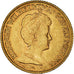 Moneta, Holandia, Wilhelmina I, 10 Gulden, 1917, EF(40-45), Złoto, KM:149