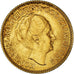 Moneta, Paesi Bassi, Wilhelmina I, 10 Gulden, 1925, BB, Oro, KM:162