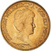 Moneta, Paesi Bassi, Wilhelmina I, 10 Gulden, 1917, BB+, Oro, KM:149