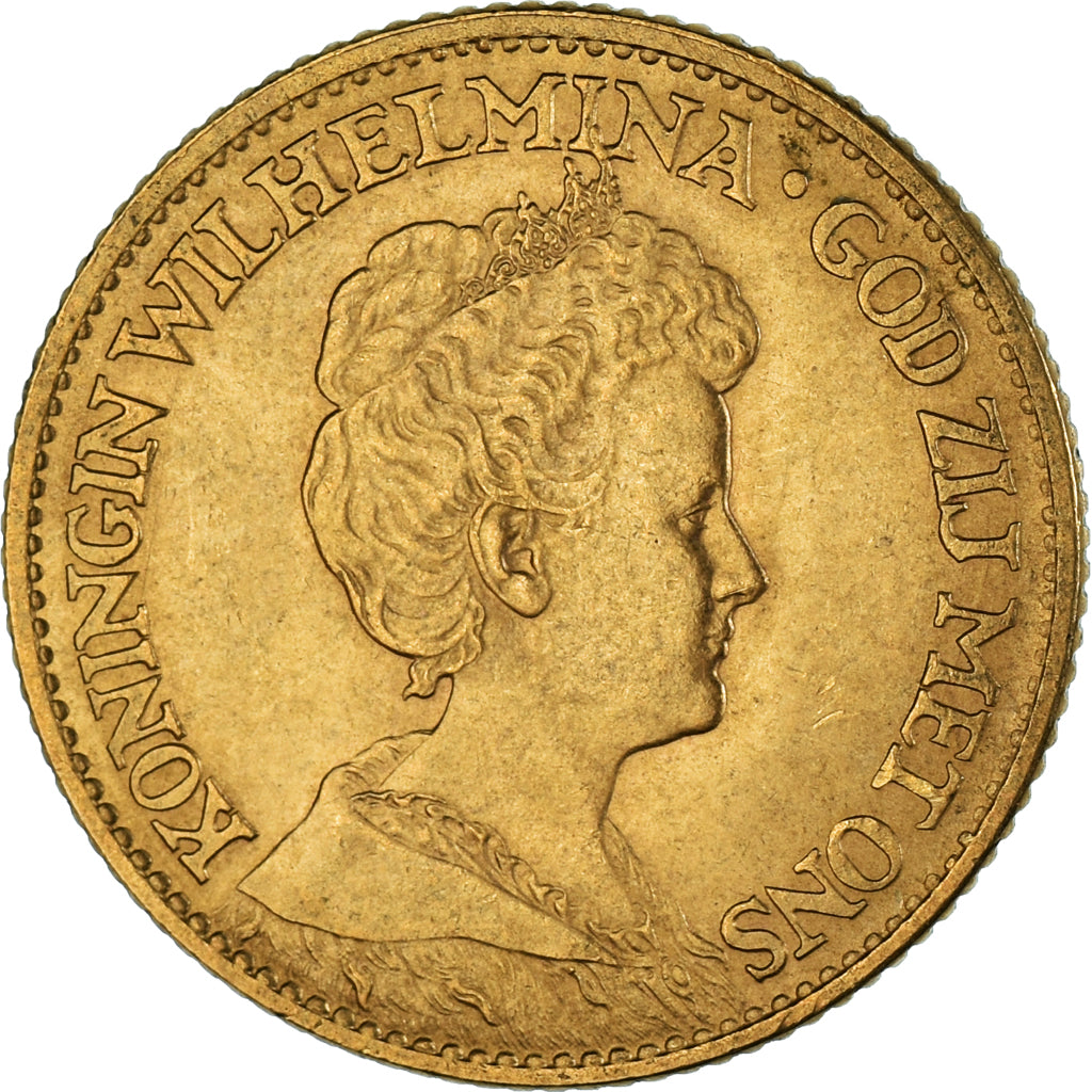 Monnaie, Pays-Bas, Wilhelmina I, 10 Gulden, 1912, TTB, Or, KM:149