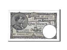 Banknote, Belgium, 5 Francs, 1922, KM:93, AU(50-53)